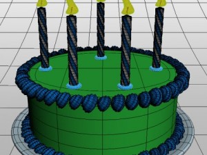 birthday cake 02 3D 模型