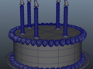 birthday cake 02 3D 模型