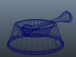 bowl pet and bone 3D मॉडल