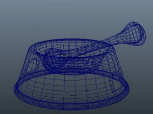 bowl pet and bone 3D Model