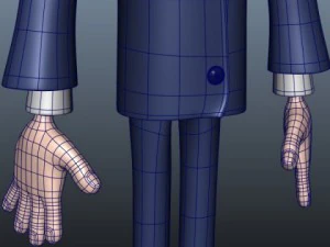 businessman cartoon 3D Model