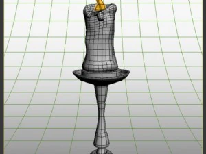 suporte para luz de vela Modelo 3D