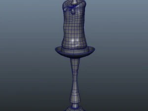 suporte para luz de vela Modelo 3D