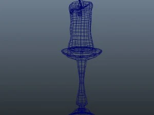 suporte para luz de vela Modelo 3D