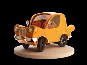 car cartoon 3D 모델
