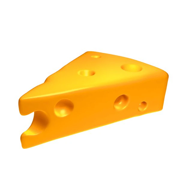 cheese 3D Model .c4d .max .obj .3ds .fbx .stl .blend 