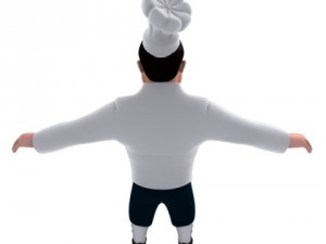 chef cartoon 3D Model