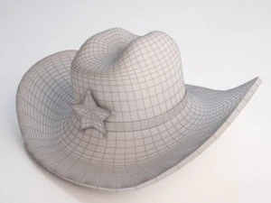 牛仔帽 3D 模型