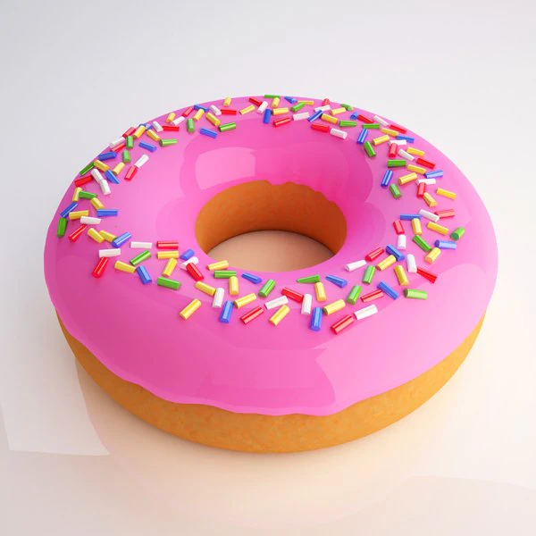 ciambella Modello 3D .c4d .max .obj .3ds .fbx .stl .blend 