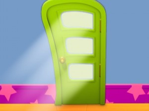 door cartoon 3D Model