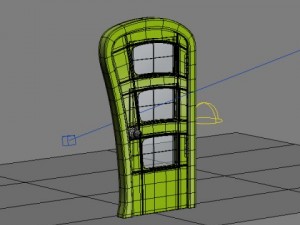 door cartoon Model 3D
