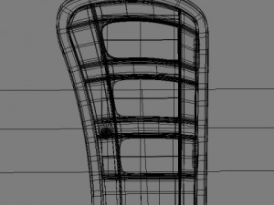 door cartoon Model 3D