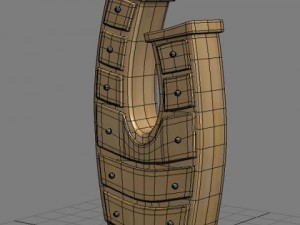furniture cartoon style 3D Model