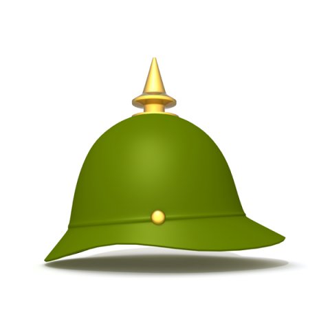 german spiked prussian helmet 3Dモデル .c4d .max .obj .3ds .fbx .stl .blend 
