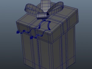 gift box Modelo 3D