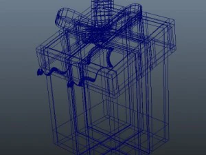 caixa de presente Modelo 3D