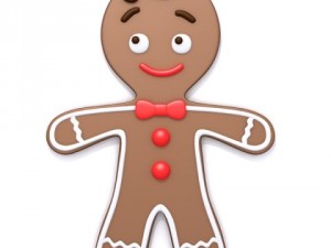 gingerbread man 3D-Modell