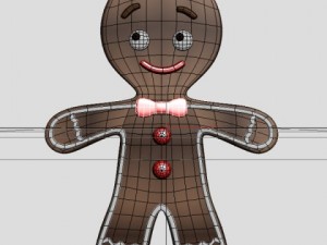 gingerbread man Modèle 3D