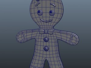 gingerbread man Modèle 3D