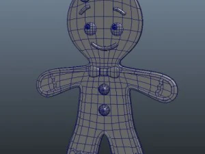 진저 브레드 맨 3D 모델