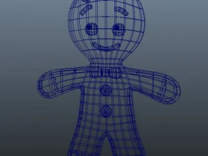 진저 브레드 맨 3D 모델