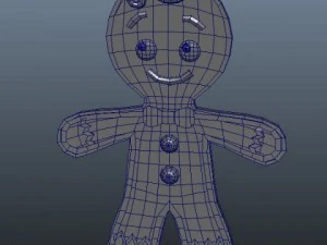 진저 브레드 맨 3D 모델