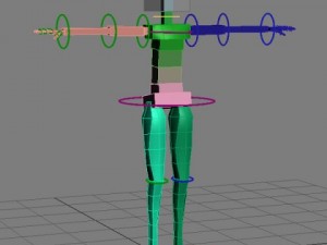 girl cartoon 01 3D Model