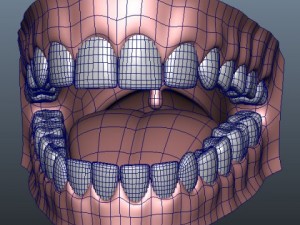 gums and teeth 3D मॉडल