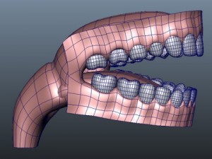 gums and teeth 3D मॉडल