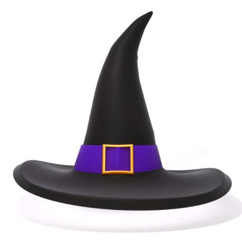 halloween hat 3D 模型 .c4d .max .obj .3ds .fbx .stl .blend 