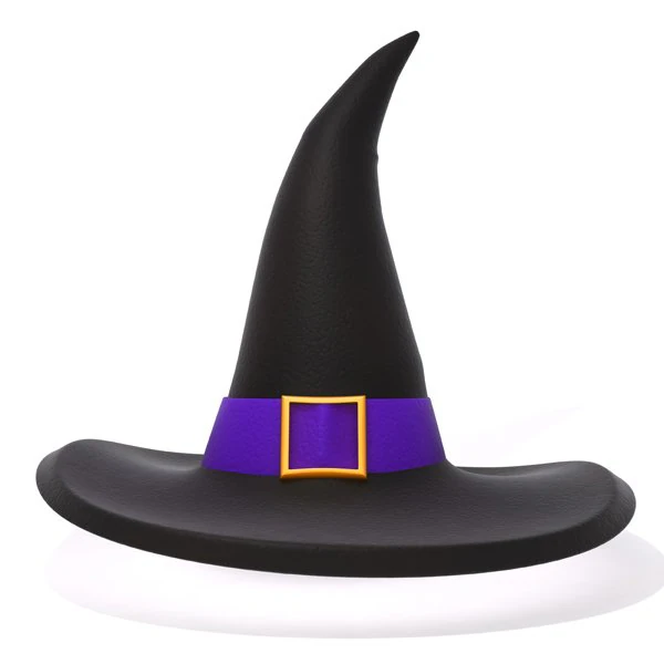 chap&eacute;u de dia das bruxas Modelo 3D .c4d .max .obj .3ds .fbx .stl .blend 