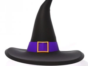 chapéu de dia das bruxas Modelo 3D