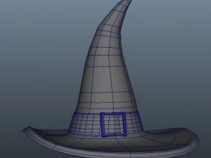 chap&eacute;u de dia das bruxas Modelo 3D