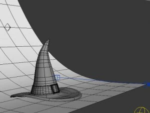 chap&eacute;u de dia das bruxas Modelo 3D