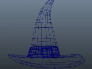 chap&eacute;u de dia das bruxas Modelo 3D