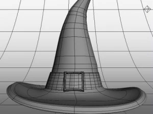 chap&eacute;u de dia das bruxas Modelo 3D