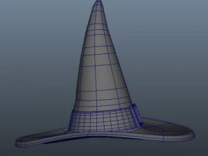 chap&eacute;u de dia das bruxas Modelo 3D