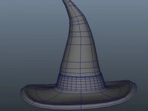 chap&eacute;u de dia das bruxas Modelo 3D