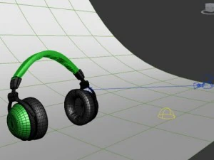 fones de ouvido Modelo 3D