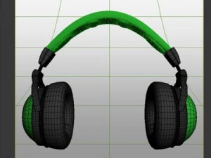 fones de ouvido Modelo 3D