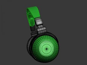 fones de ouvido Modelo 3D