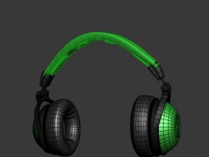 headphones 3D 모델