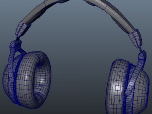 headphones 3D 모델