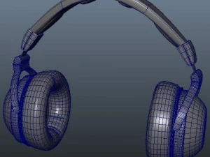 fones de ouvido Modelo 3D
