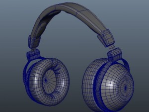 headphones 3D 모델