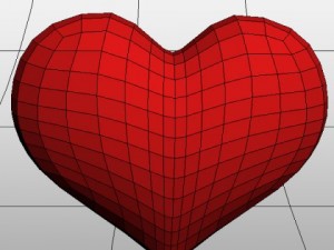 valentine heart 3D Model