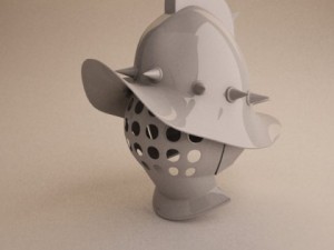 gladiator helmet 3D-Modell