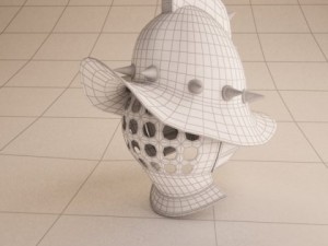 gladiator helmet 3D-Modell