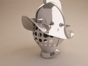 gladiator helmet 3D-Modell
