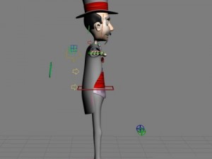 magician cartoon rigged 3D Модель
